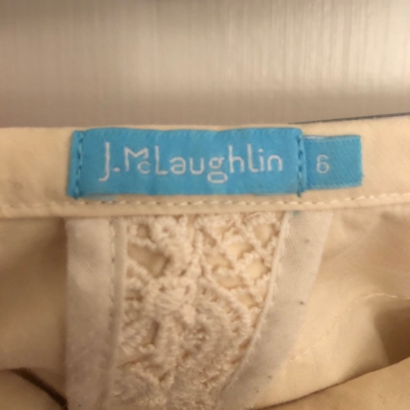 J.McLaughlin ivory lace shorts, so cute, size 6 - Picture 3 of 5